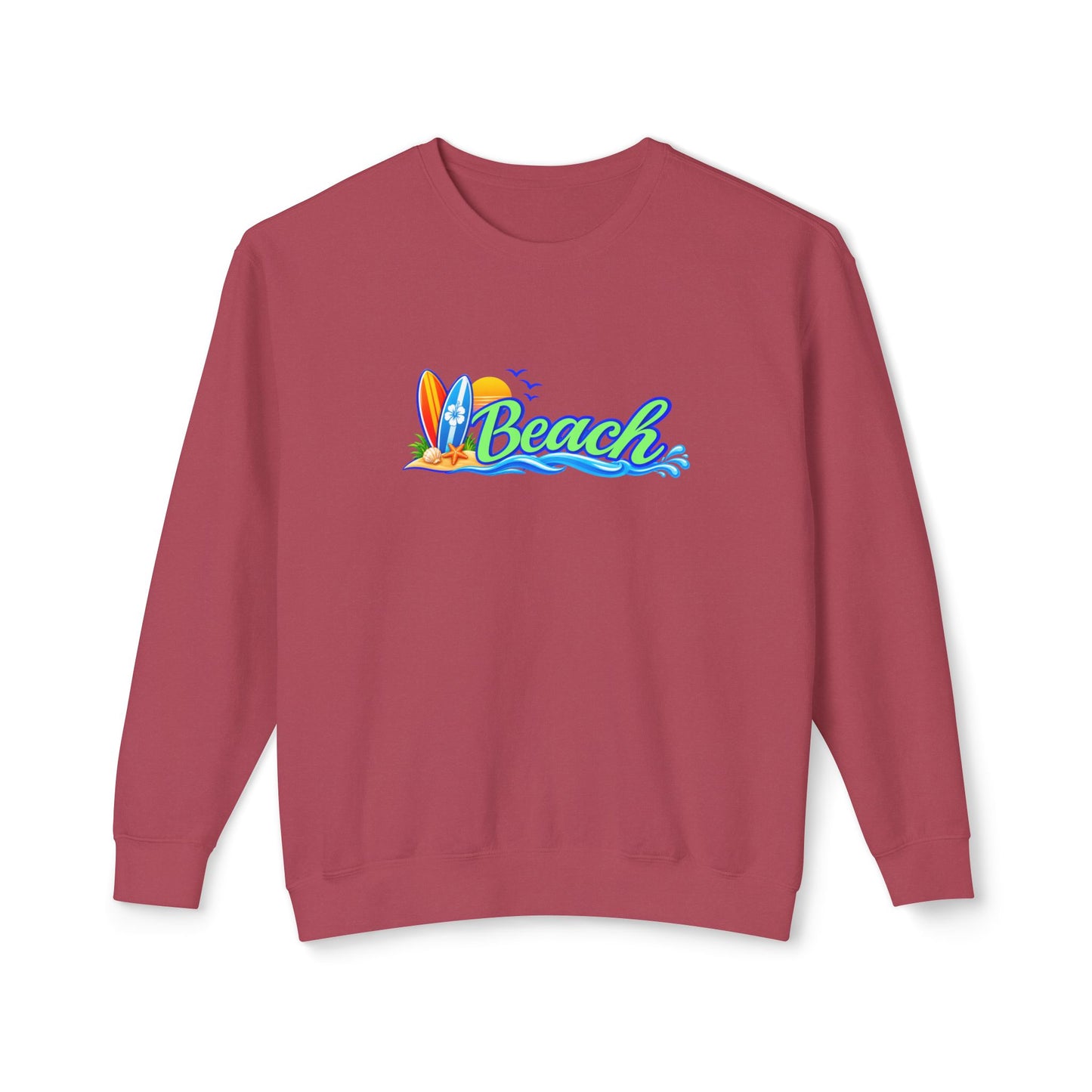 Beach Surf Vibes Crewneck Sweatshirt- Comfort Colors®