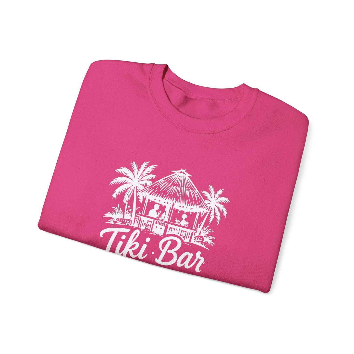 Tiki Bar Crewneck Sweatshirt – Island Vibes Graphic Pullover