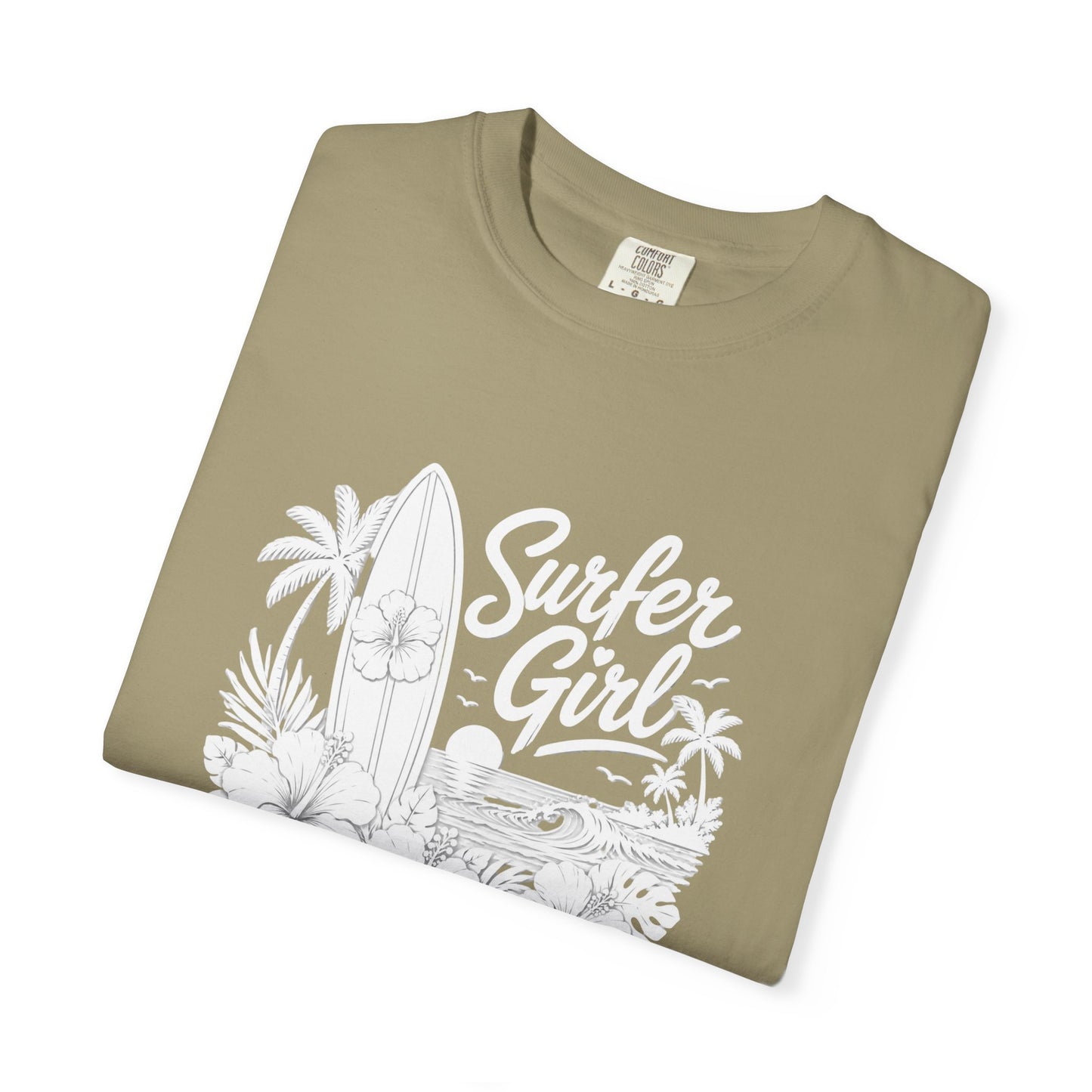 Surfer Girl Graphic Tee — Vintage Beach Surf T‑Shirt