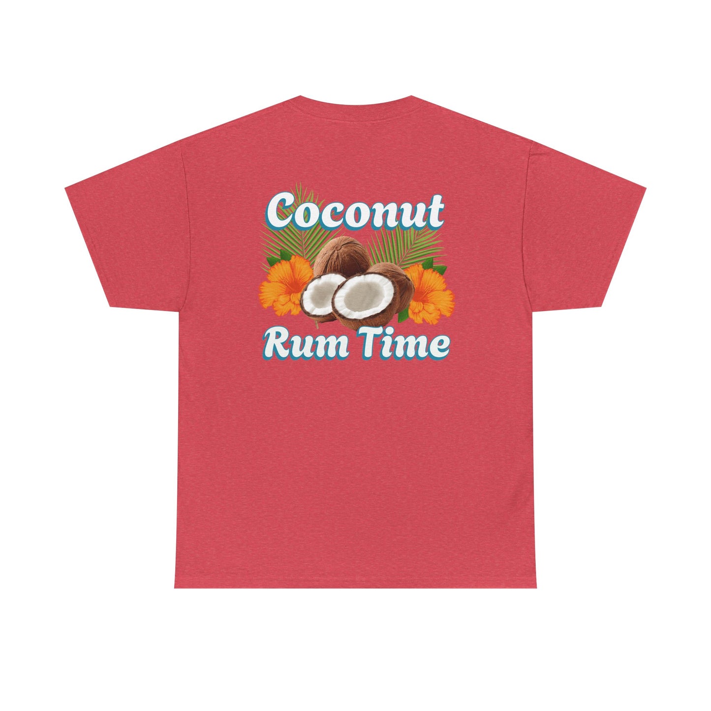 Coconut Rum Time Unisex Heavy Cotton Tee