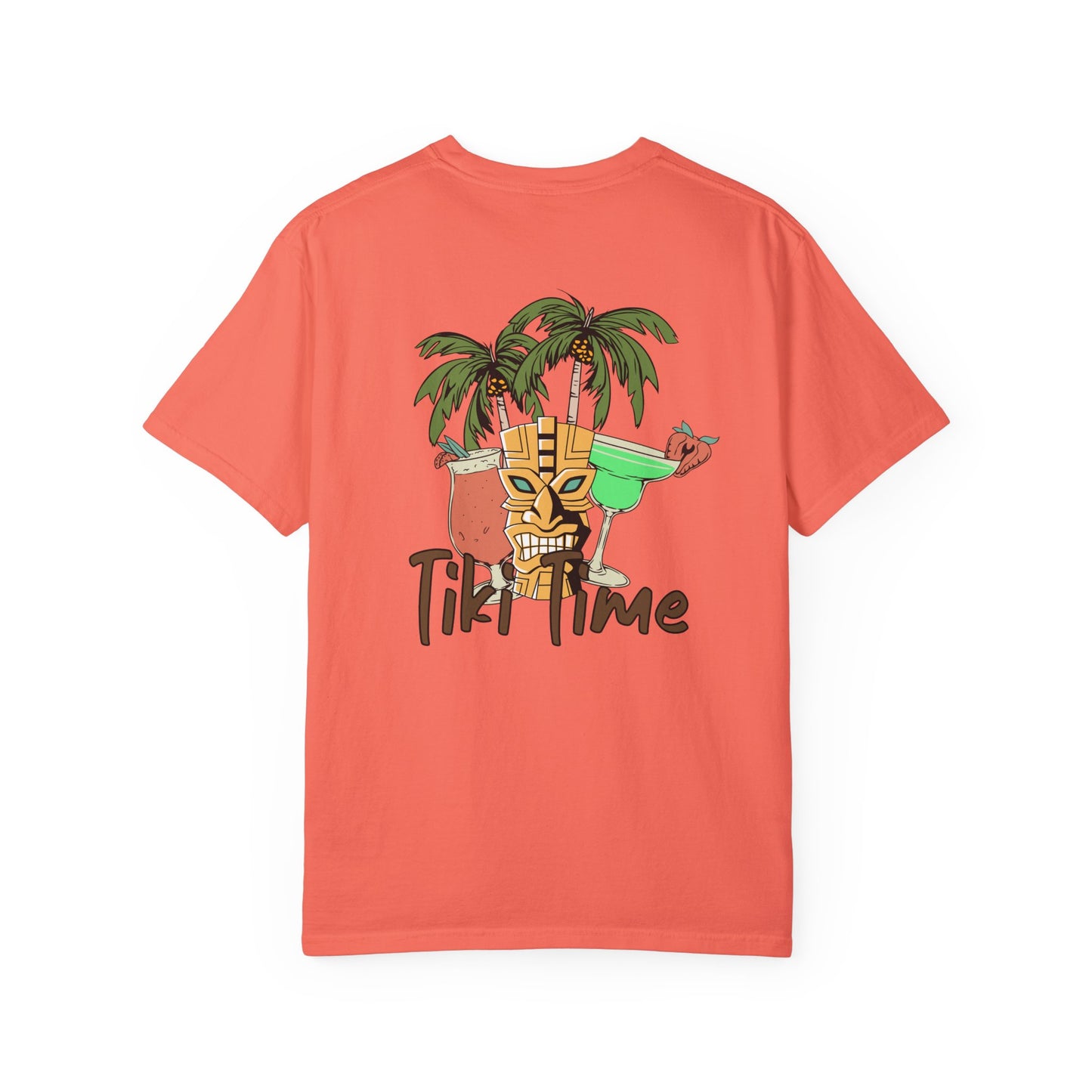 Resort Collection Tiki Time Unisex Garment-Dyed T-shirt -at Caribbean Rays