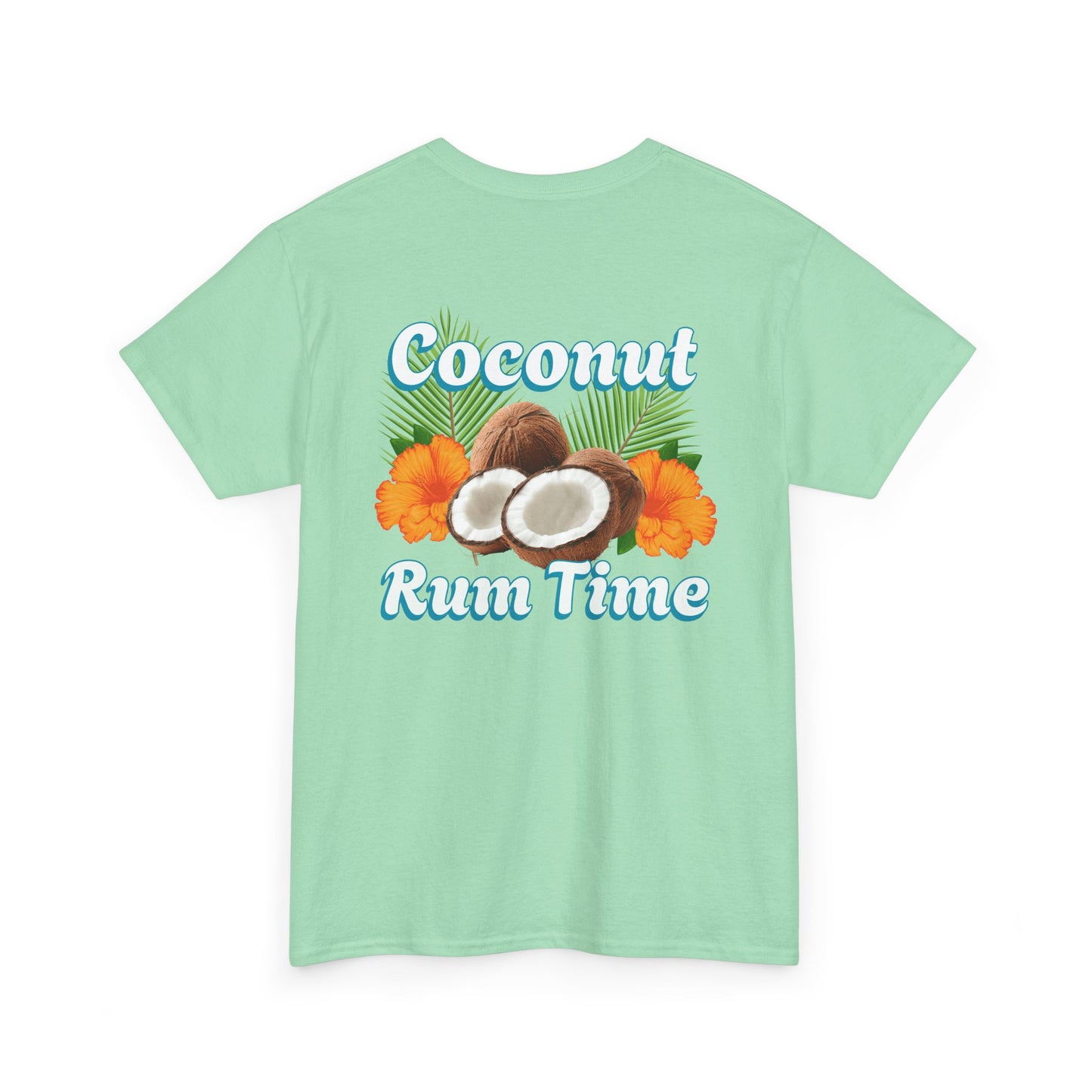 Coconut Rum Time Unisex Heavy Cotton Tee
