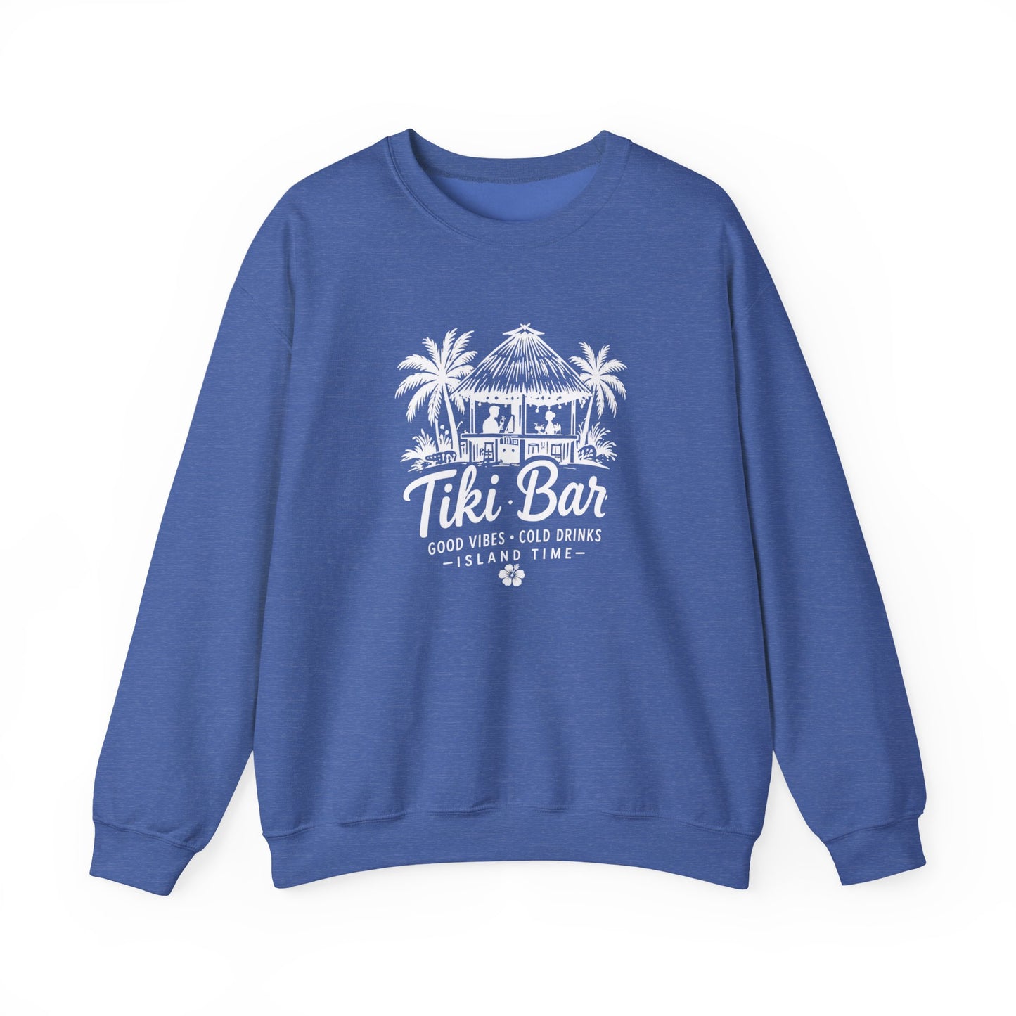 Tiki Bar Crewneck Sweatshirt – Island Vibes Graphic Pullover