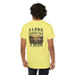 Fishing Tee — "A Lake, A Fishing Pole, A Beer" Graphic Shirt
