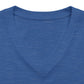 Floral Flip-Flop V-Neck Tee — Women's Tropical Beach Shirt