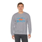 At the Beach Unisex Crewneck Sweatshirt - Summer Vibes, Casual Comfort