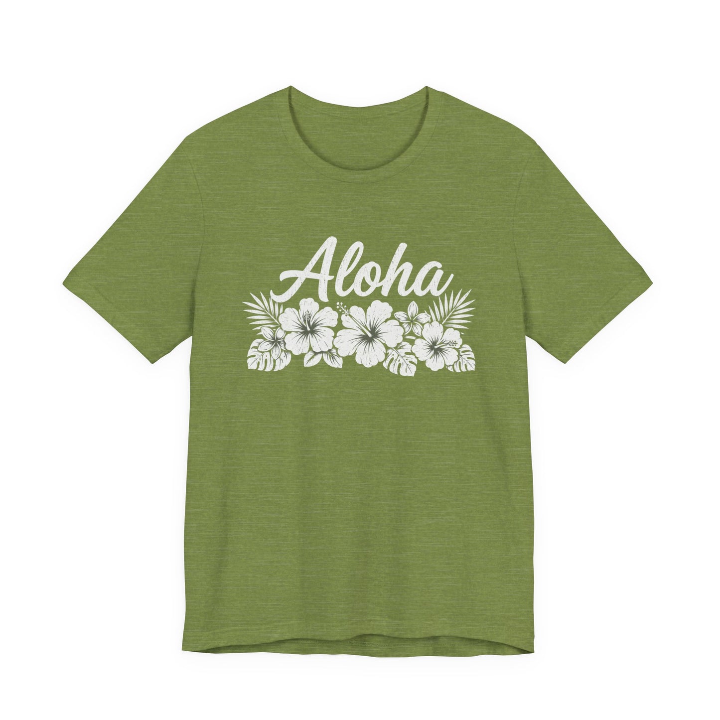 Aloha Floral T-Shirt — Hawaiian Hibiscus Vacation Tee