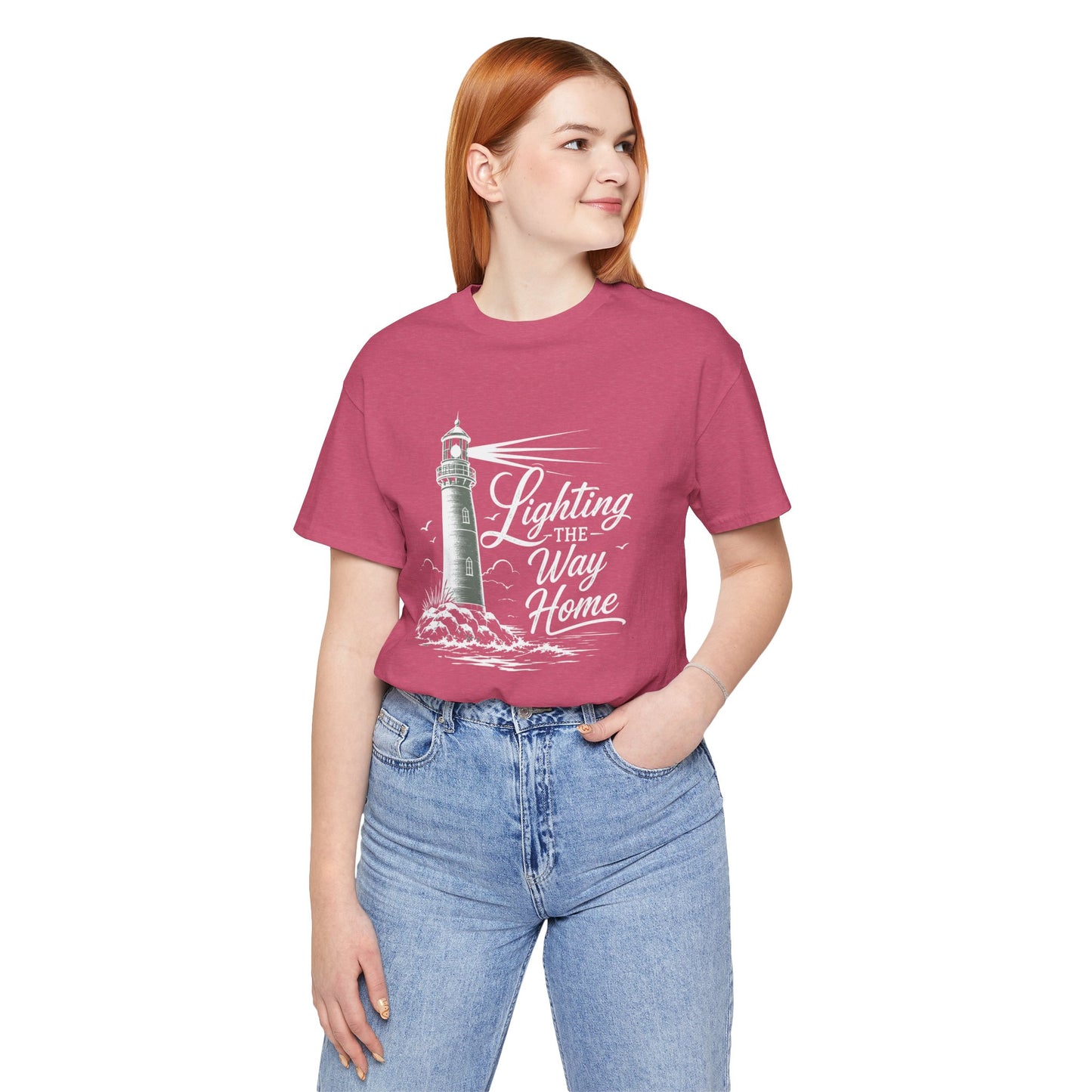 Lighthouse Coastal Tee — Vintage Nautical Lighthouse Graphic Shirt