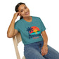 Paradise Found T‑Shirt — Retro Sunset Palm Beach Tee