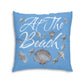 At The Beach Tufted Floor Pillow, Square - by Caribbean Rays