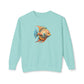 Beach Club Vibrant Fish Art Unisex Lightweight Crewneck Sweatshirt