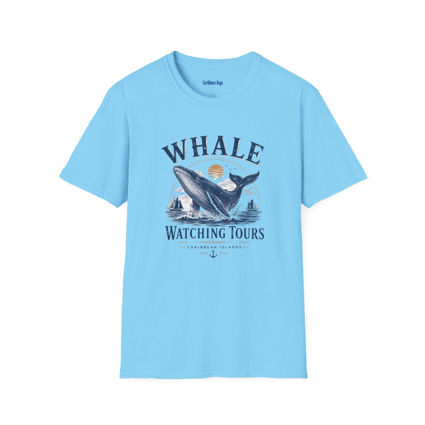 Whale Watching Tours Unisex Softstyle T-Shirt