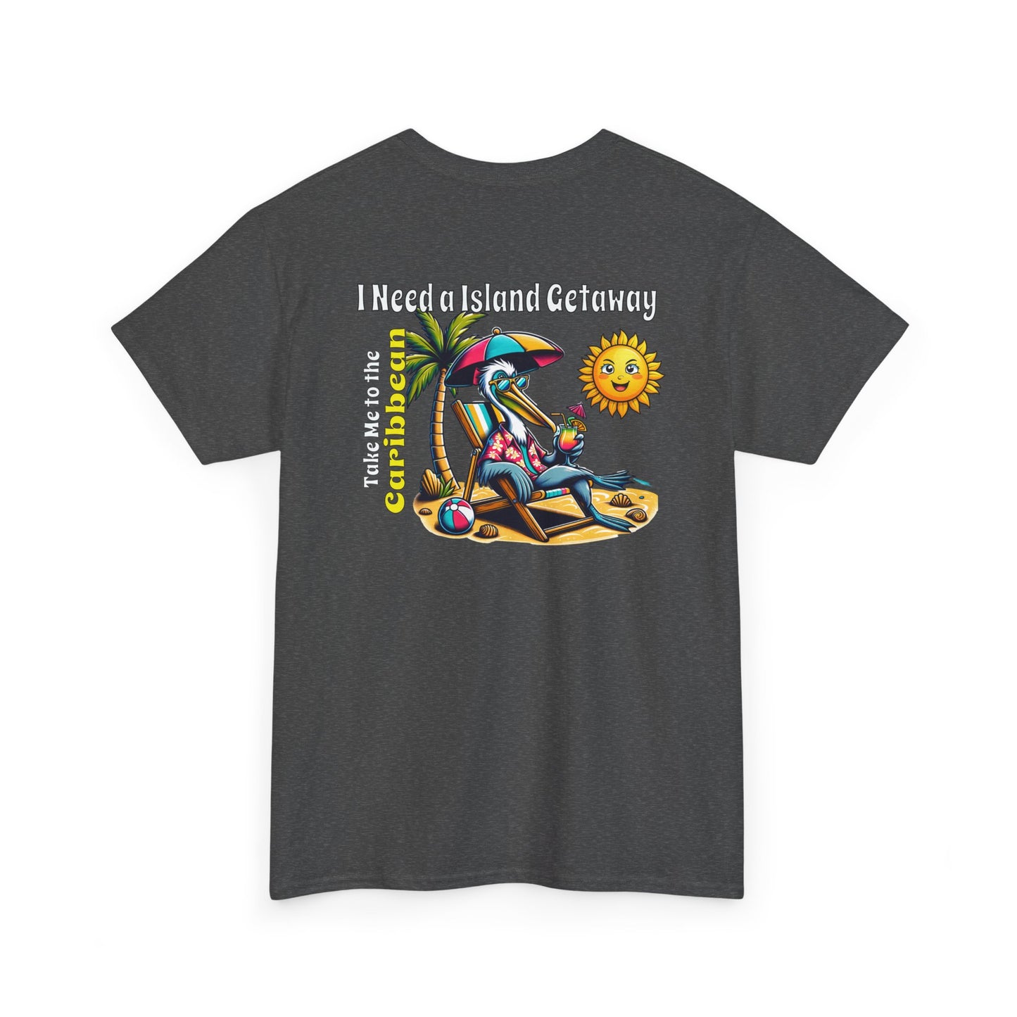 Island Getaway Unisex Heavy Cotton Tee at Caribbean Rays