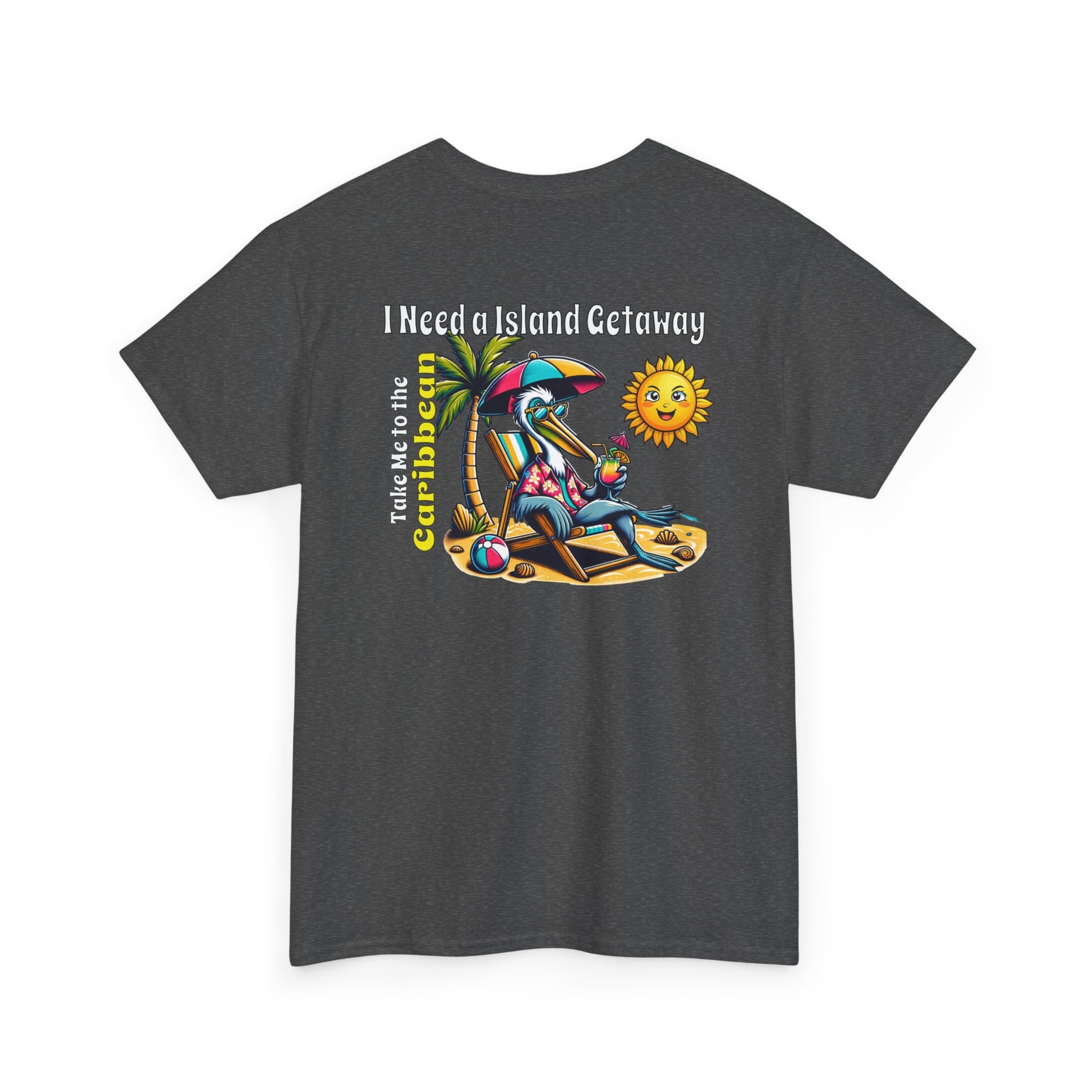 Island Getaway Unisex Heavy Cotton Tee at Caribbean Rays