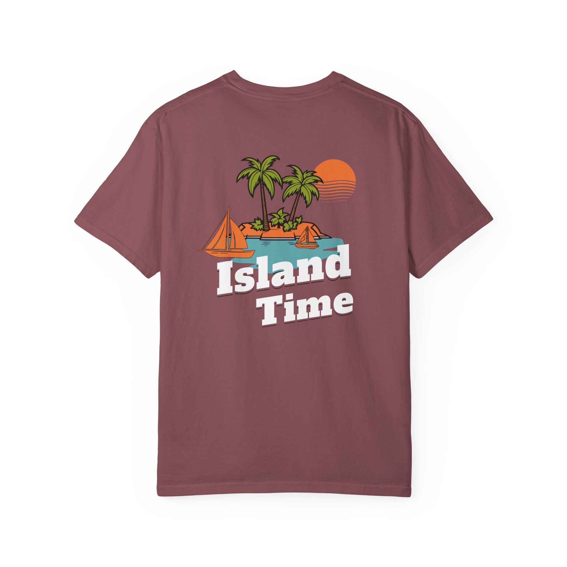 Resort Collection Island Time Unisex Garment-Dyed T-shirt by Caribbean Rays