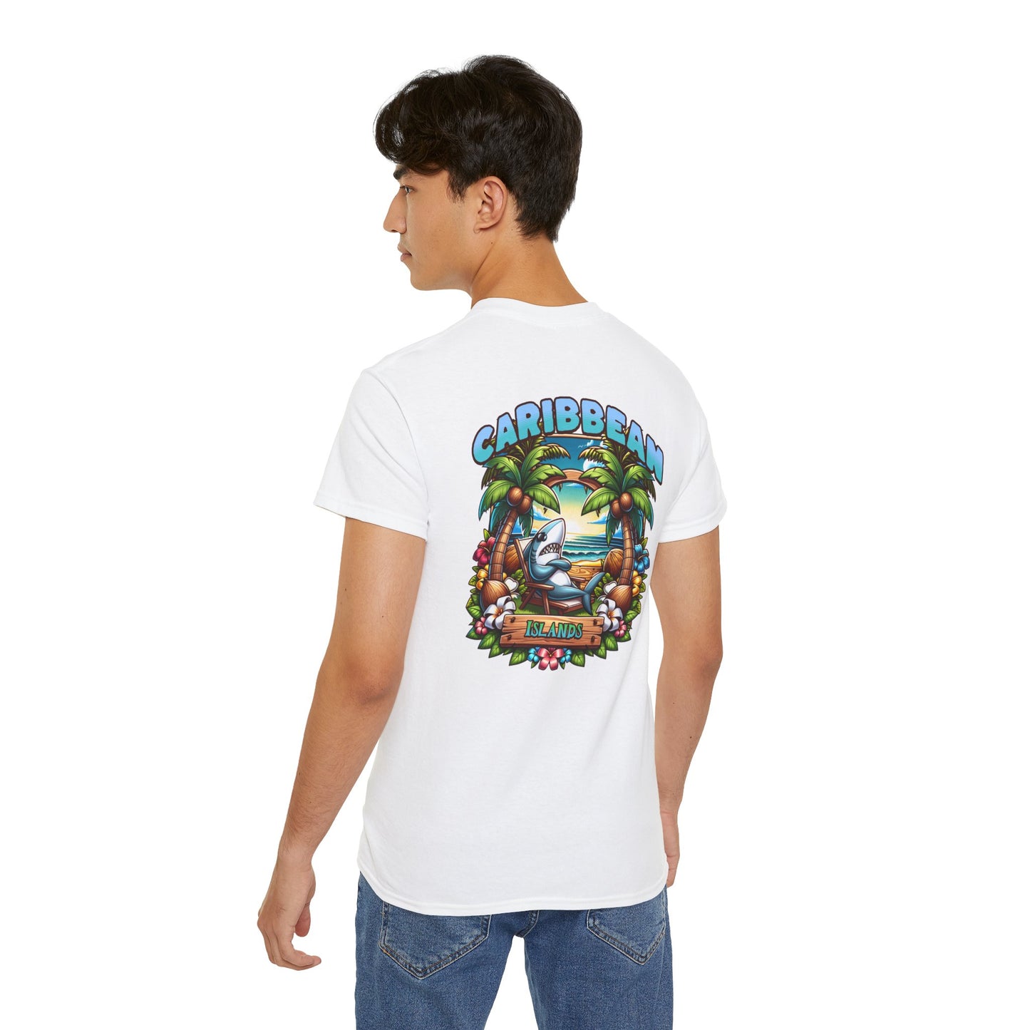 Tiki Beach Collection Caribbean Islands Unisex Ultra Cotton Tee