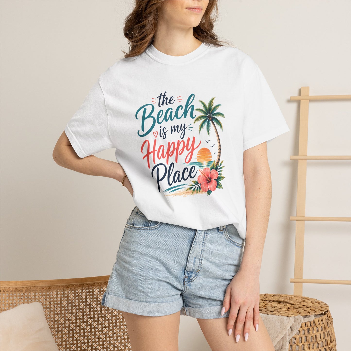 The Beach Is My Happy Place T-Shirt