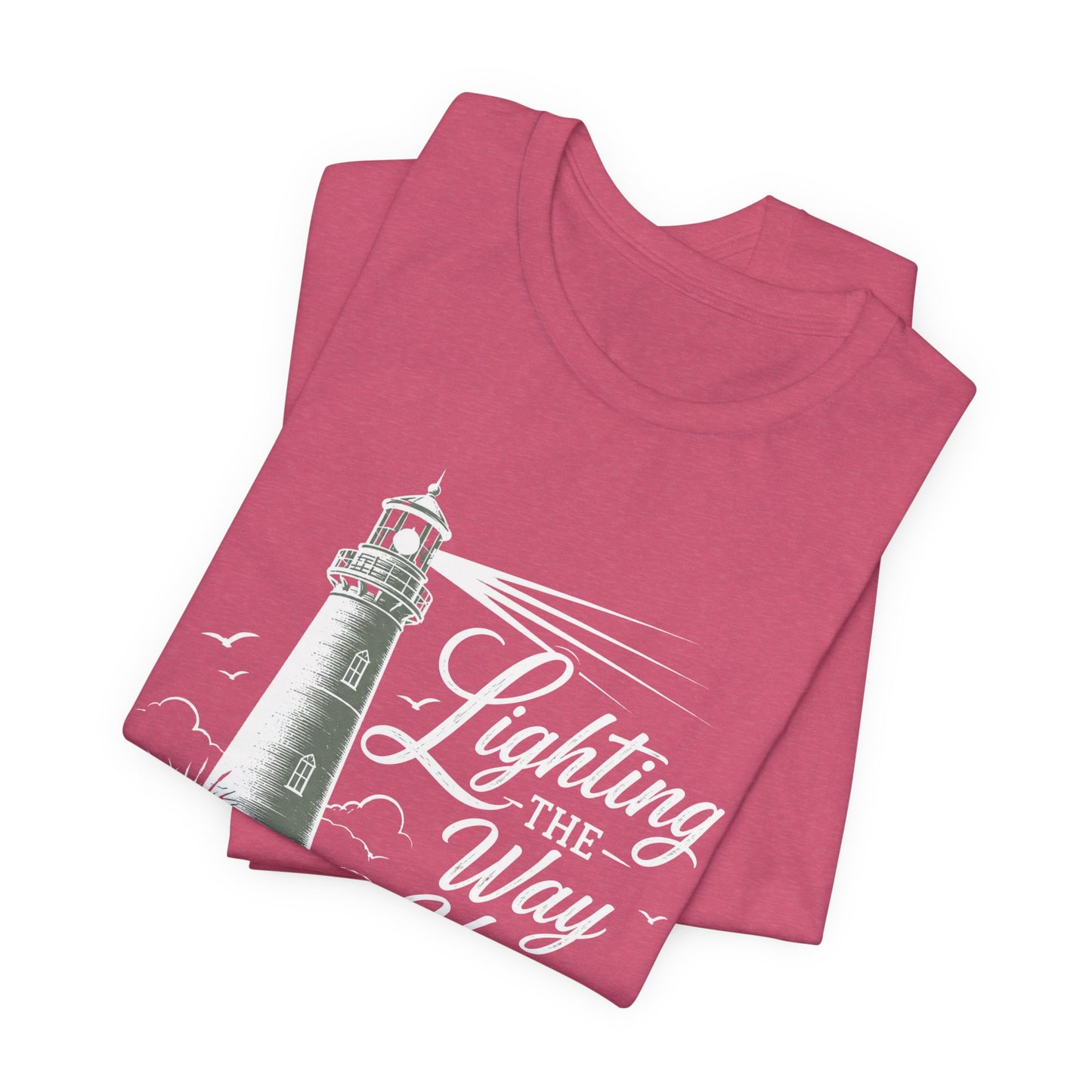 Lighthouse Coastal Tee — Vintage Nautical Lighthouse Graphic Shirt