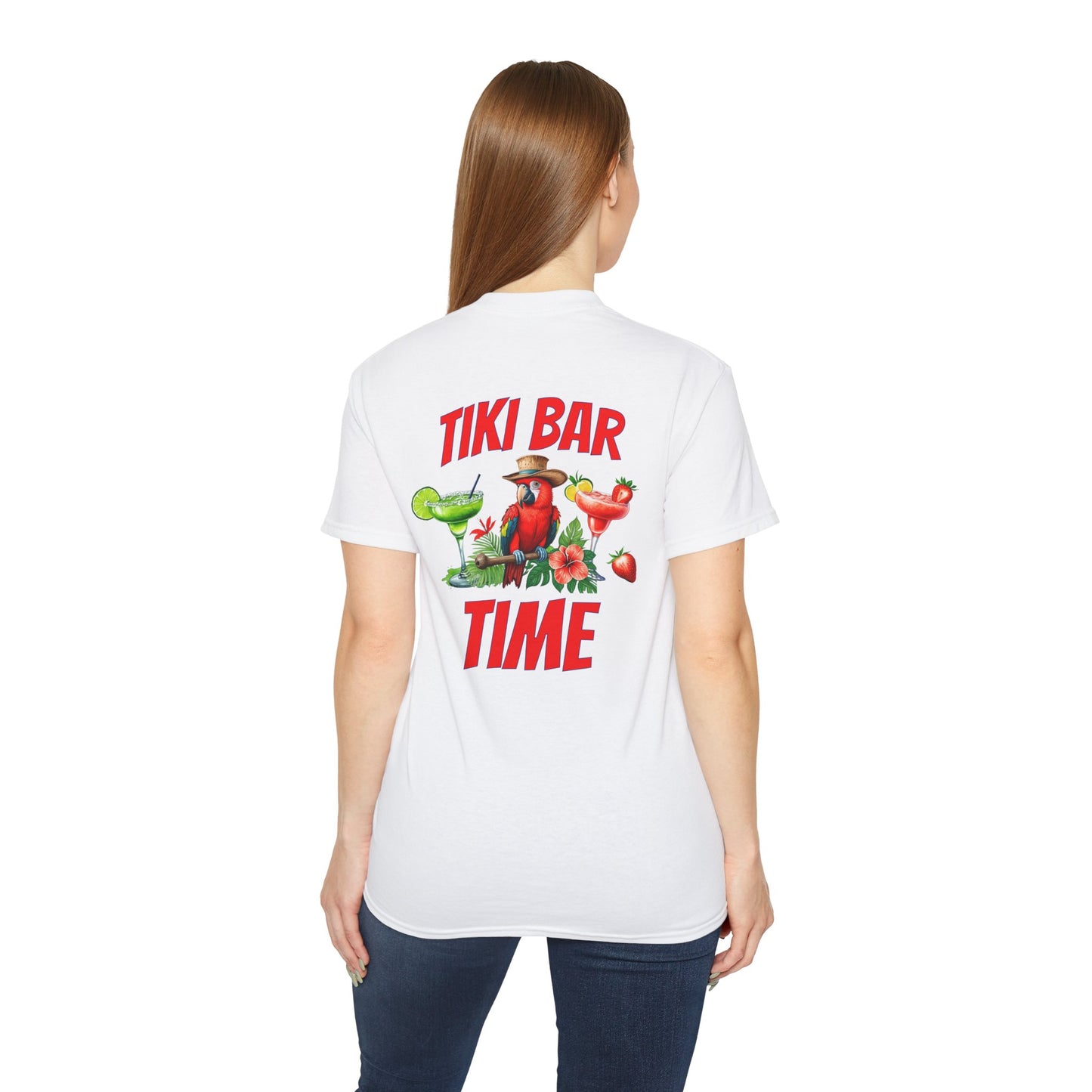 Tiki Beach Collection Tik Bar Time Unisex Ultra Cotton Tee