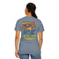 Gettin' Freaky at the Tiki Dancing Parrot Comfort Colors T-shirt