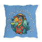 Outdoor Pillow — "Living the Caribbean Life" Parrot Tropical Decorative Pillow