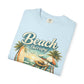 Beach Therapy T-Shirt — Vintage Surf Chair & Palm Graphic