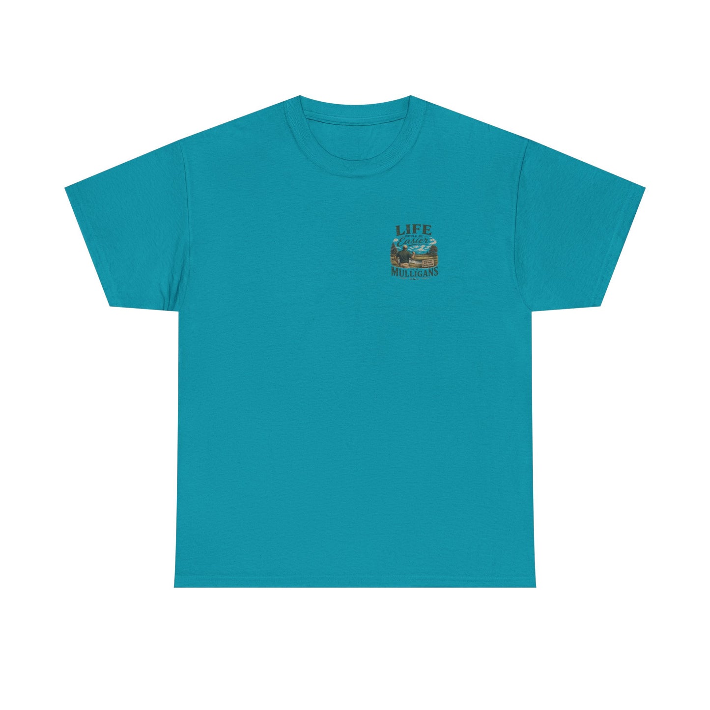 Mulligans Golf T-Shirt — “Life Would Be Easier With Mulligans” Vintage Golf Tee