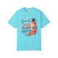 Beach Sunset Wine T-Shirt — "Beach, Sunset, Wine, Perfect Day" Tropical Graphic Tee