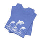 Dolphin Trio Tee — Playful Ocean Graphic T-Shirt