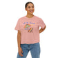 All The Beach Women's Boxy Tee – Beach Umbrella & Chair Summer Shirt