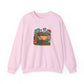 Tiki Bar Crewneck Sweatshirt — Retro Tropical Sunset Design