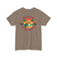 Red Parrot Sandy Beach Bar Unisex Casual Wear T-shirt by Caribbean Rays