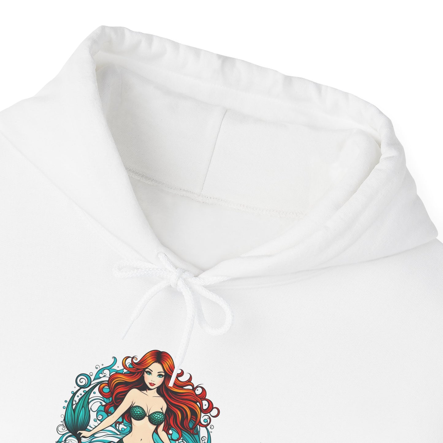 Mermaid Kisses Unisex Hooded Sweatshirt - Cozy Ocean Vibe