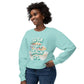 Born to Be a Beach Girl Crewneck  Lightweight Sweatshirt