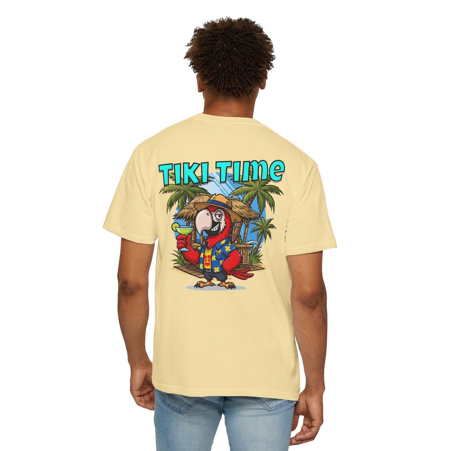 Tiki Time Party Parrot T-Shirt