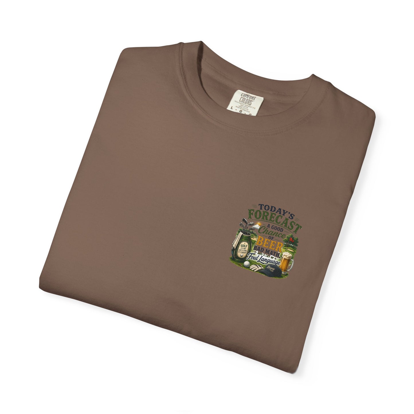 Beer Forecast T-Shirt — “Today’s Forecast: A Good Chance of Beer” Casual Tee