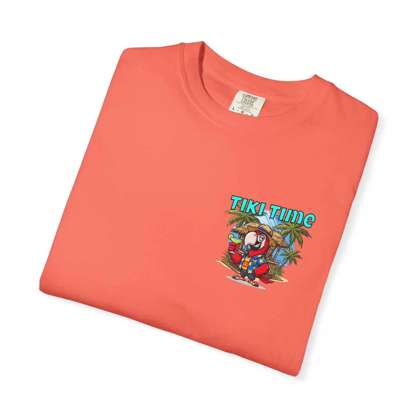 Tiki Time Party Parrot T-Shirt