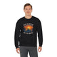 "Life Is Better On The Water" Crewneck Sweatshirt -Boat Sunset Graphic