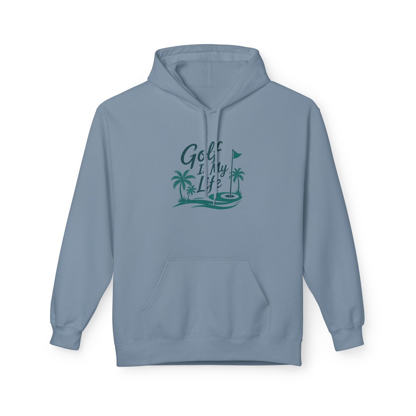 Golf Is My Life Hoodie — Tropical Palm Golf Pullover