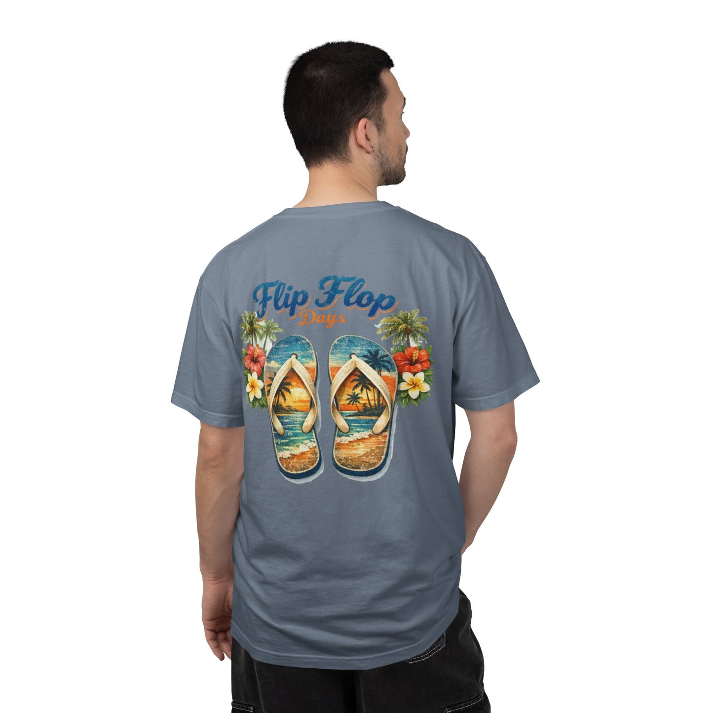 Flip Flop Days T-Shirt — Vintage Tropical Beach Graphic