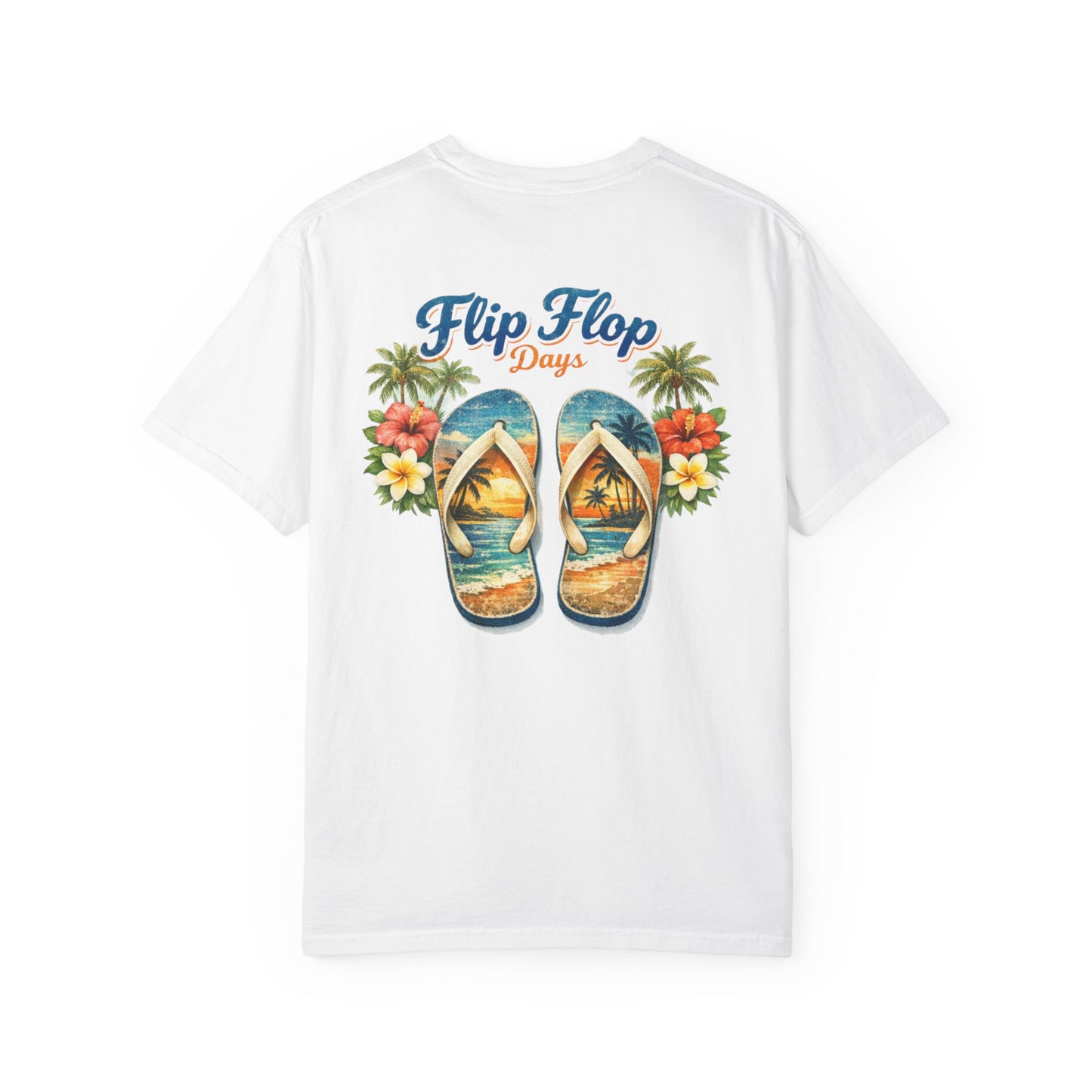 Flip Flop Days T-Shirt — Vintage Tropical Beach Graphic by Caribbean Rays