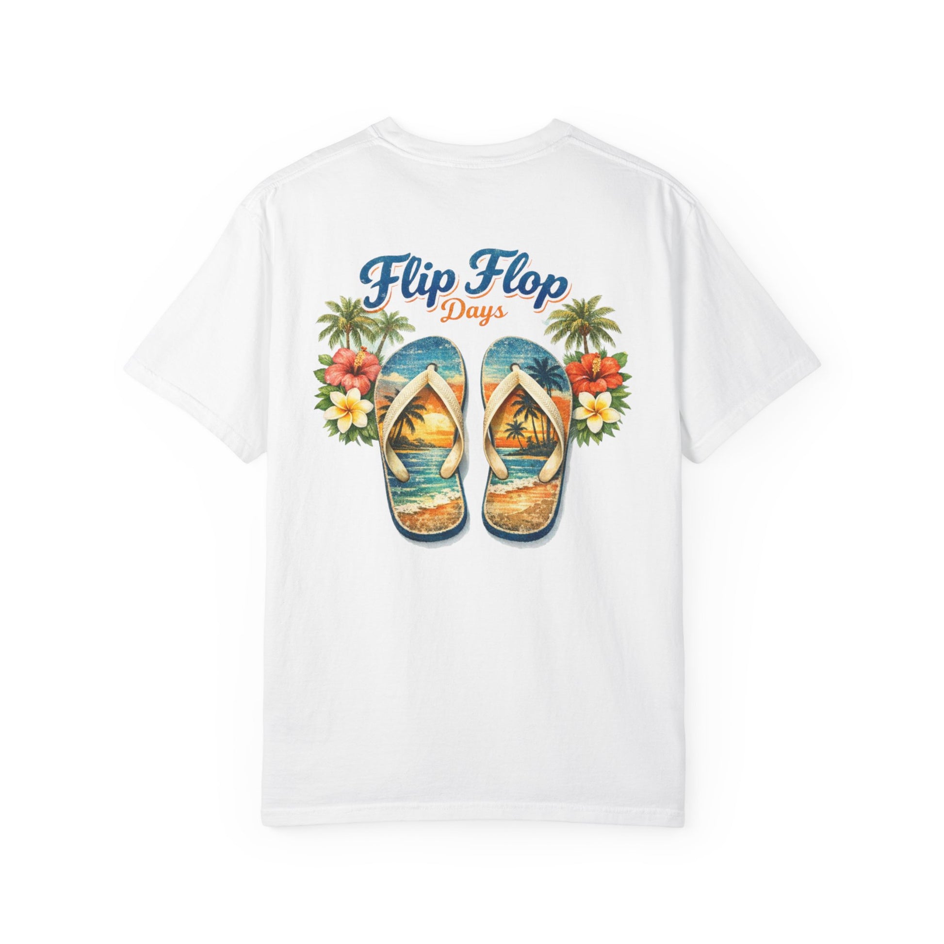 Flip Flop Days T-Shirt — Vintage Tropical Beach Graphic by Caribbean Rays