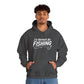 Fishing Hoodie – "I'd Rather Be Fishing" Graphic Pullover for Anglers