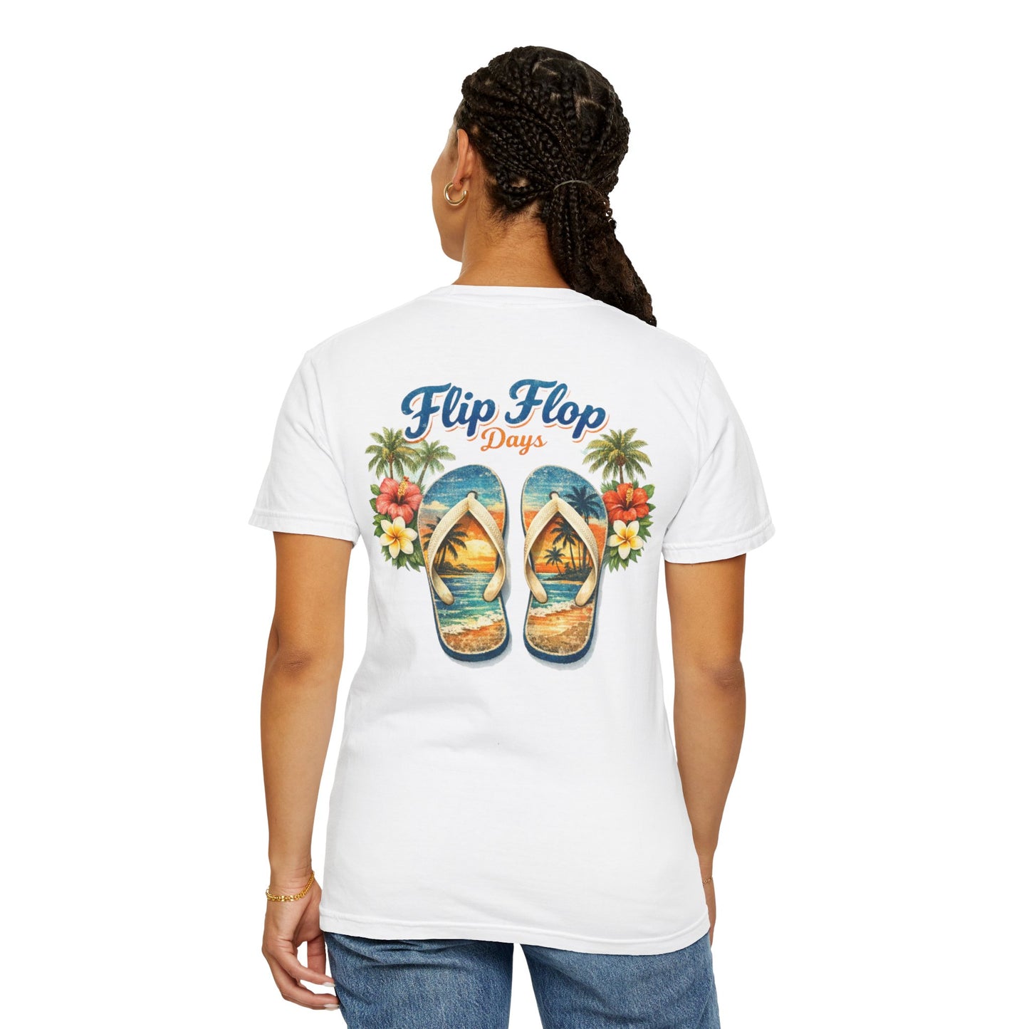 Flip Flop Days T-Shirt — Vintage Tropical Beach Graphic