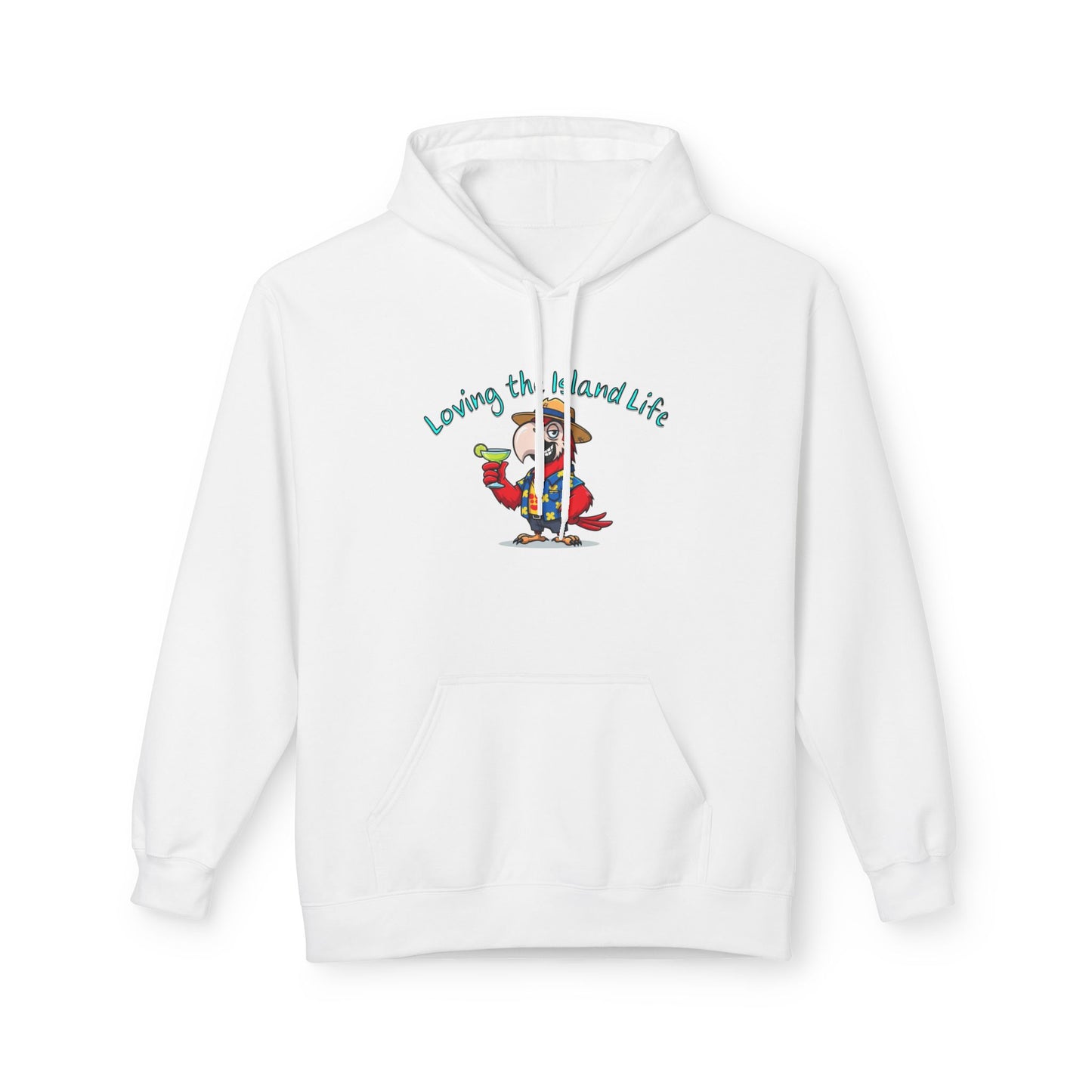 Loving the Island Life Hoodie — Tropical Beach Vacation Pullover