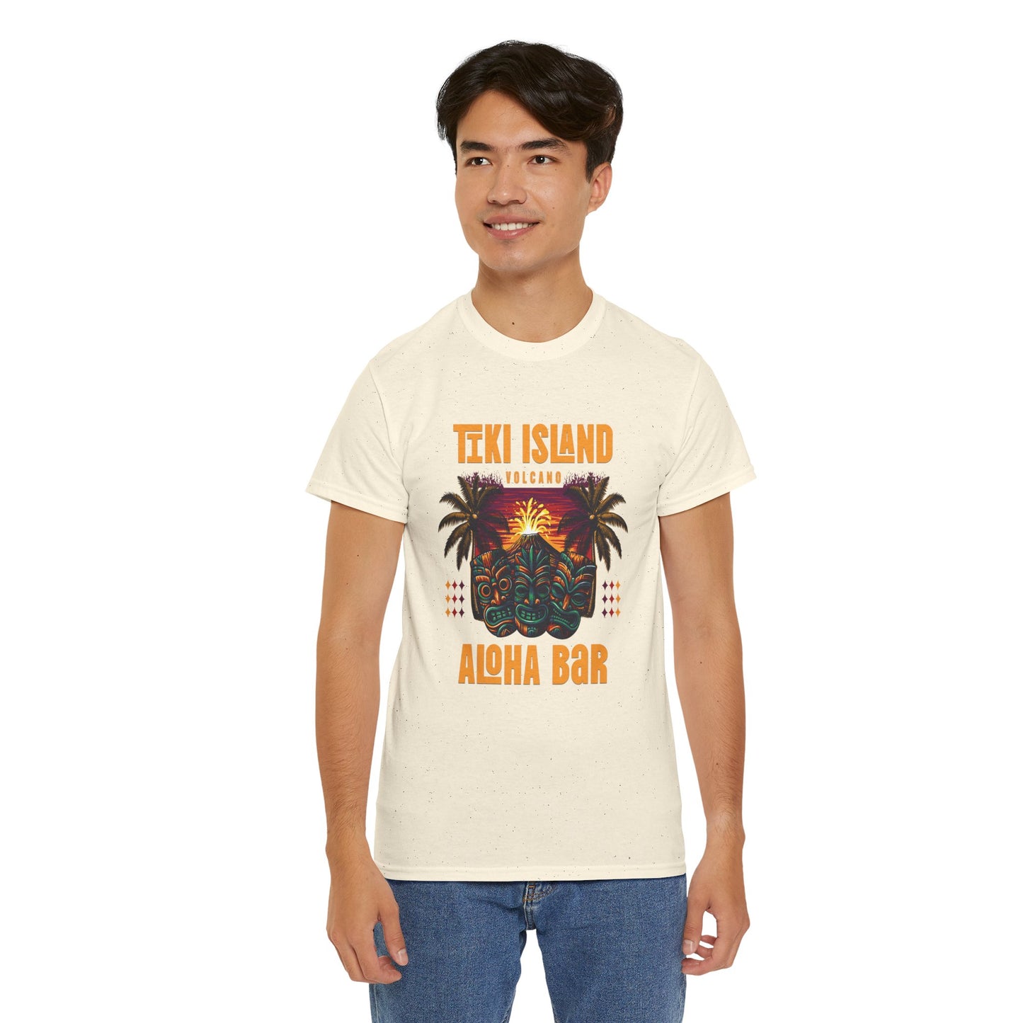 Tiki Island Aloha Bar, Unisex Graphic Shirt