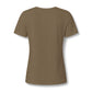 Beachy Attitude V-Neck Tee — Women's Relaxed Heather Graphic T-Shirt