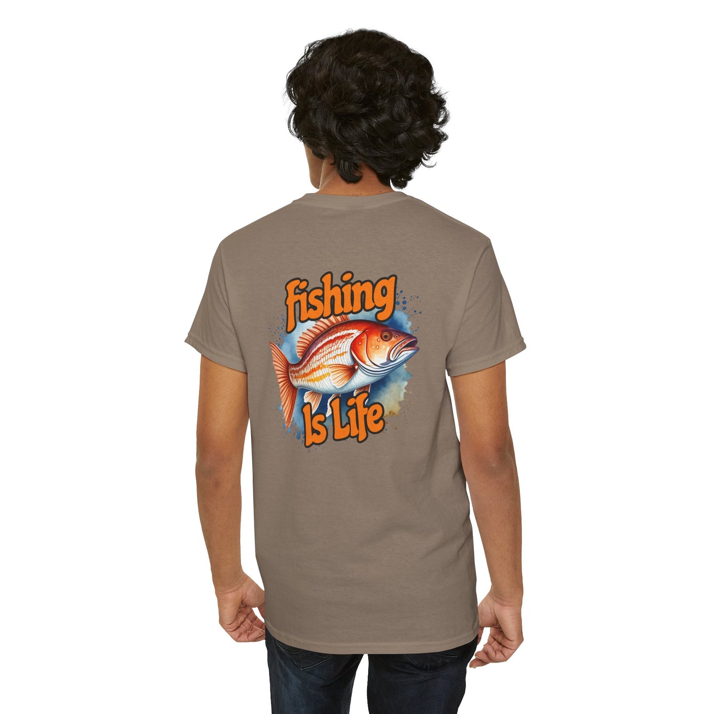 Fishing Is Life Tee — Retro Fish Graphic T-Shirt for Anglers