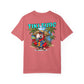 Pink t-shirt with a tropical graphic and 'Tiki Time' text on a white background