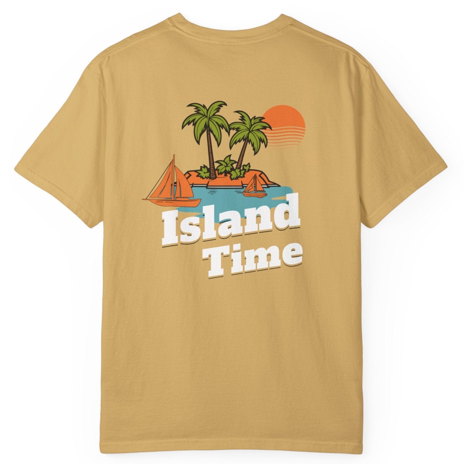 Resort Collection Island Time Unisex Garment-Dyed T-shirt by Caribbean Rays